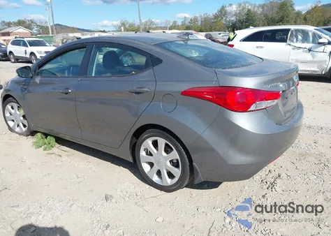 2013 Hyundai Elantra Limited z USA, uszkodzony, nr VIN 5NPDH4AE1DH268107